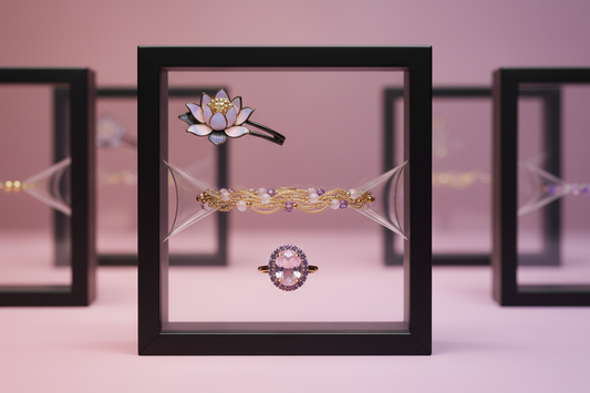 pack with jewelry storage boxes