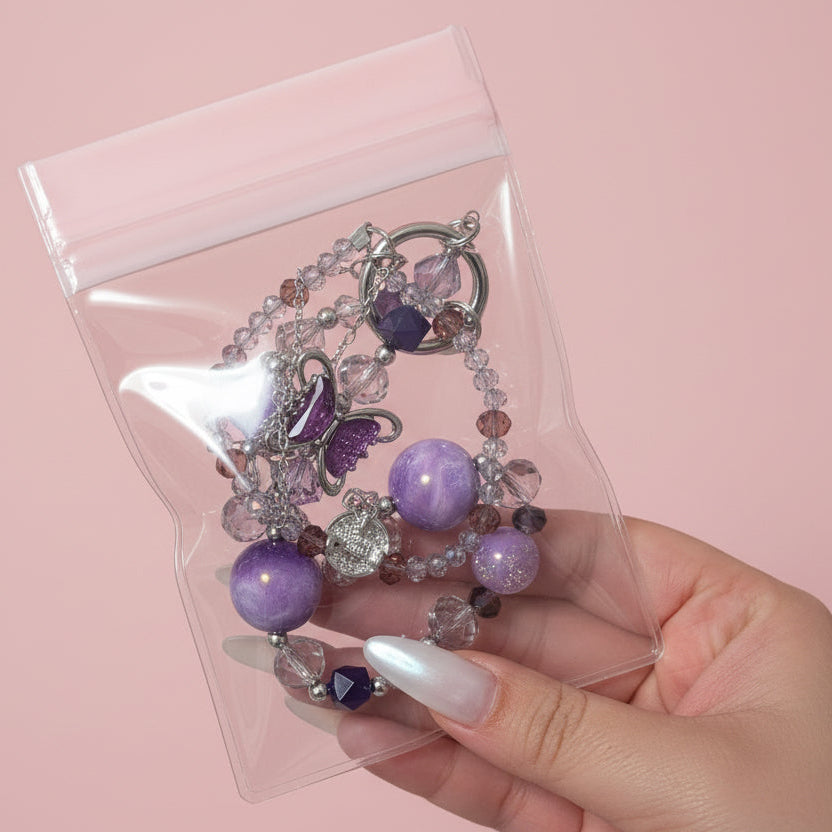 Lucky Hue Box-Rings/Sparkly keychains